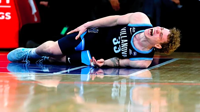 Villanova starting forward Matt Hodge will miss the rest of the season with a torn ACL