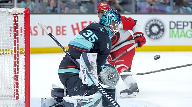 Daccord backstops Kraken to 2-1 win, ending 12-game point streak for Hurricanes