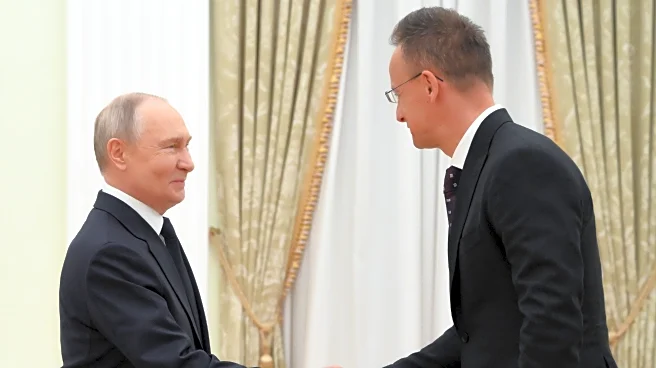 Putin hosts Hungary's foreign minister for energy supply talks as war in Mideast causes disruptions