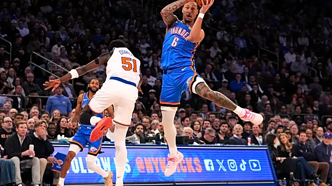 Holmgren and Gilgeous-Alexander help Thunder edge the Knicks 103-100