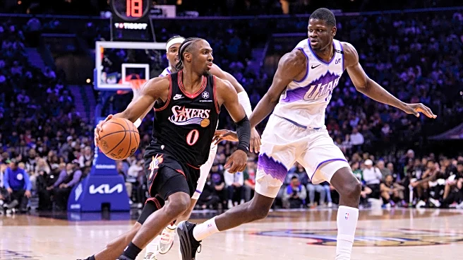 Quentin Grimes' late free throws help the 76ers send the Jazz to a 7th straight loss