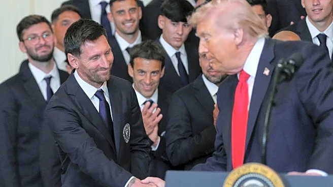 Lionel Messi and Inter Miami feted by President Donald Trump at the White House for MLS Cup title