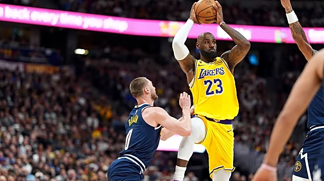 LeBron James breaks the NBA career field goals record in the Lakers' 120-113 loss to the Nuggets