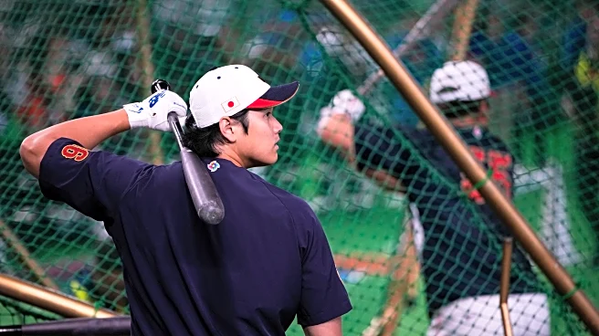 Shohei Ohtani's batting practice is a show of its own at the Tokyo Dome