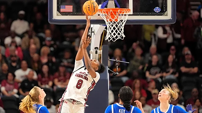No. 3 South Carolina opens SEC Tournament title defense with 87-64 rout of No. 17 Kentucky