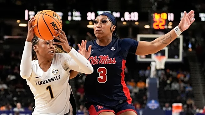 No. 24 Ole Miss builds a 32-point lead and holds on to beat No. 5 Vanderbilt 89-78 in SEC Tournament