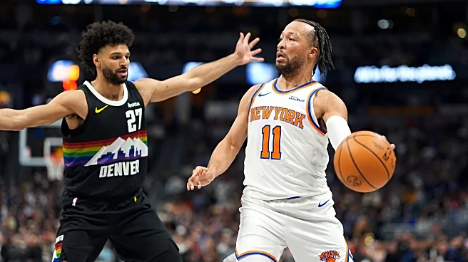 Knicks rout the Nuggets 142-103 as Denver guard Murray leaves with a sprained ankle