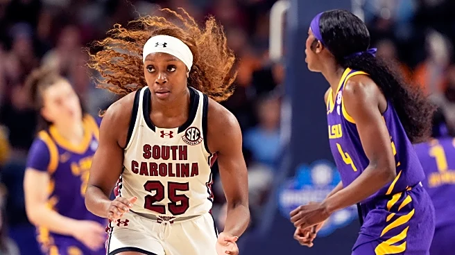 Raven Johnson's 22 points lift No. 3 South Carolina past No. 6 LSU 83-77 in SEC Tournament semis