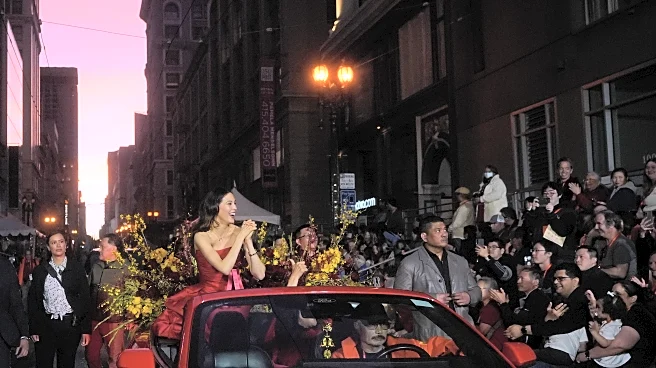 Olympian Eileen Gu heads up annual Chinese New Year parade in her native San Francisco