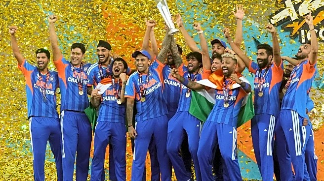 Brilliant India crushes New Zealand by 96 runs to win Twenty20 World Cup for a record 3rd time