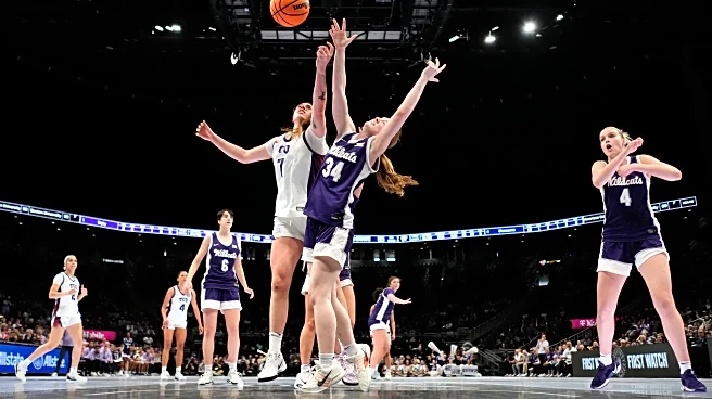 Harrison helps No. 15 West Virginia beat No. 10 TCU 62-53 for the women's Big 12 Tournament crown