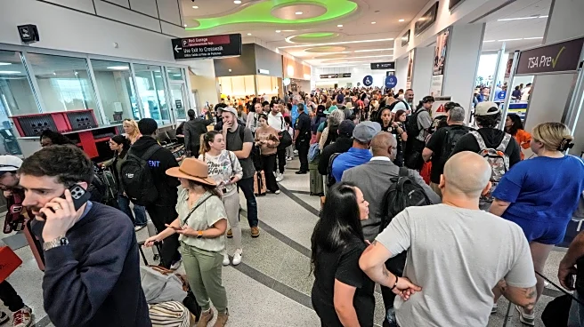 Travelers encounter long waits at some airports as DHS shutdown affects security checkpoints