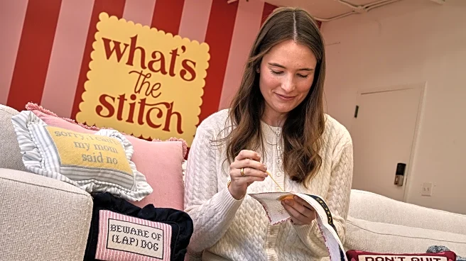 From blacksmithing to needlepoint, young people are embracing ‘grandma hobbies’