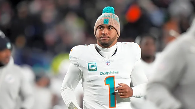 Tua Tagovailoa's time in Miami is over. The Dolphins say they're releasing the quarterback