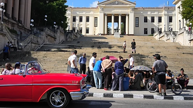 Students stage a sit-in at Havana University as Cuba’s energy crisis slashes classes