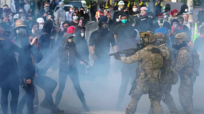 Judge in Oregon limits federal officers' tear gas use at Portland ICE building protests