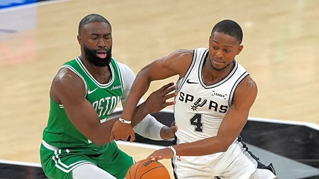 Celtics' Brown ejected in first half after argument with officials in battle with Spurs