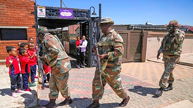 South Africa deploys soldiers to the streets to tackle organized and violent crime