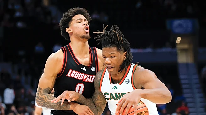 Mailk Reneau's big second half lifts Miami past No. 24 Louisville 78-73 and into ACC semifinals