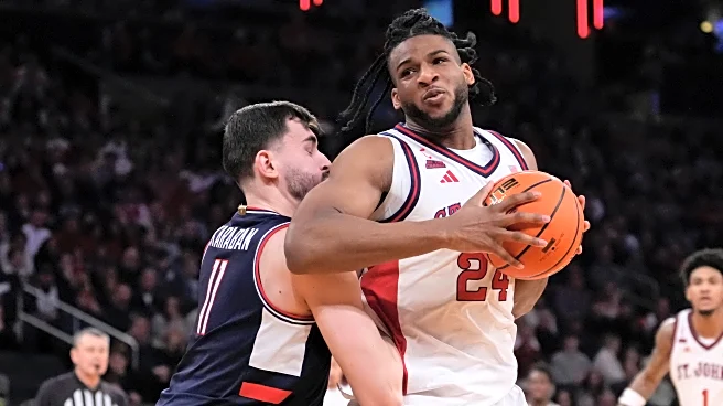 Ejiofor leads No. 13 St. John's to 72-52 rout of No. 6 UConn for 2nd straight Big East tourney title