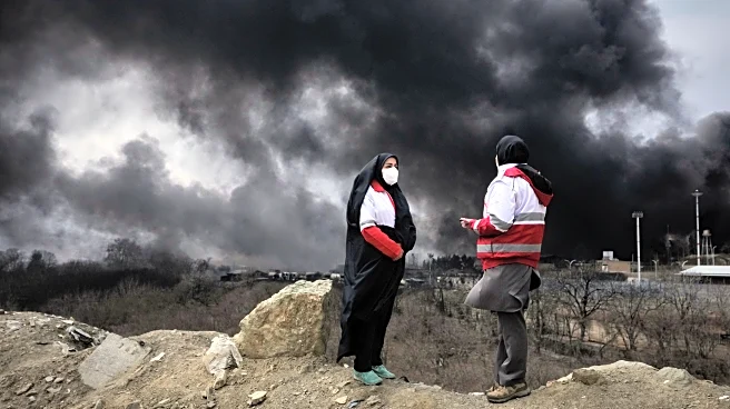 After attacks on Iran's oil facilities, toxic black rain endangers the public