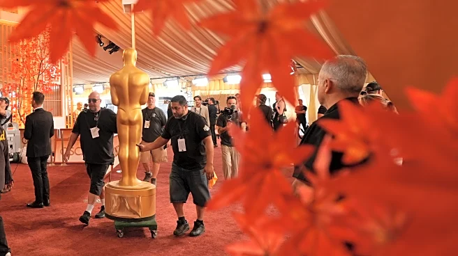 Oscars stars ready for their big fashion moment as red carpet opens