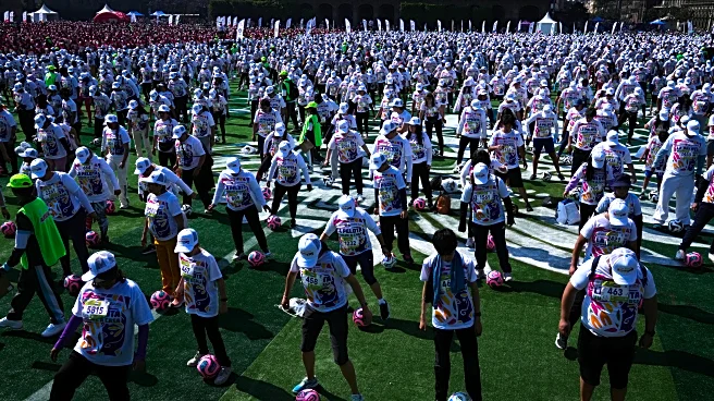 Mexico City sets the world record for the largest soccer class