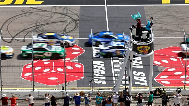 Denny Hamlin storms back to win at Las Vegas after early penalty