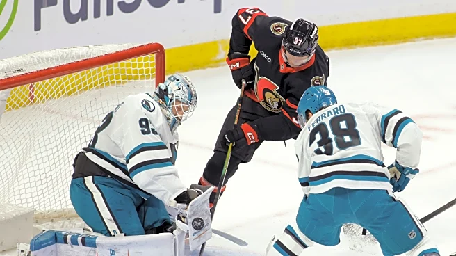 Batherson's 2 goals help the Senators to a 7-4 win over the Sharks