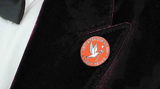 Politically charged awards season ends with some at Oscars advocating for peace in Gaza