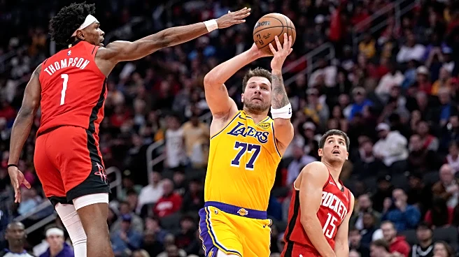 Doncic leads Lakers to a 100-92 victory over the Rockets for their sixth straight victory