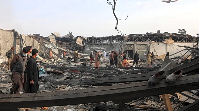 Rescue crews dig bodies out of the ruins of a Kabul hospital hit in an airstrike blamed on Pakistan