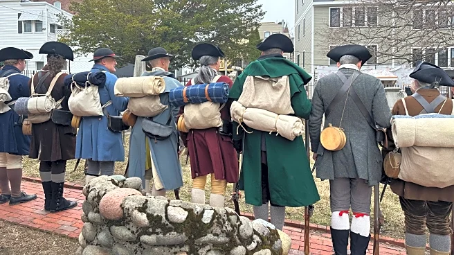 Muskets crack, drums echo as Boston marks 250 years since British evacuation