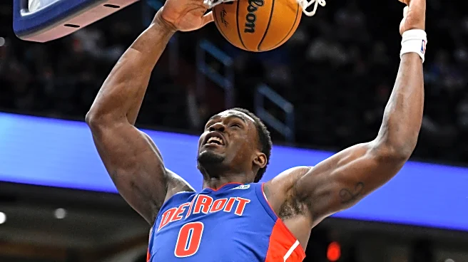 Duren scores 36 and Cunningham leaves early with back spasms as Pistons beat Wizards 130-117