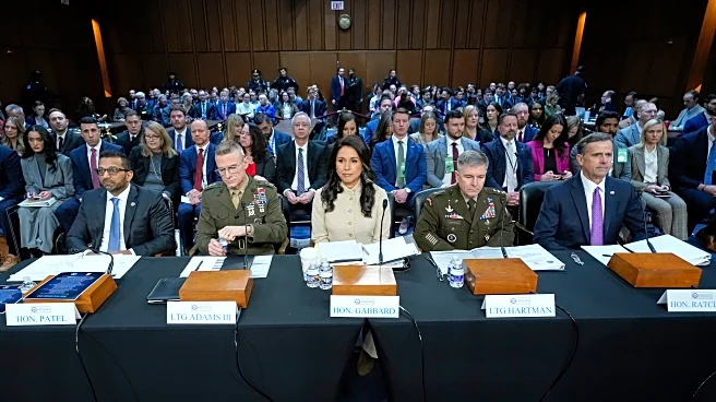 Top US intelligence officials are facing tough questions about the Iran war and threats at home