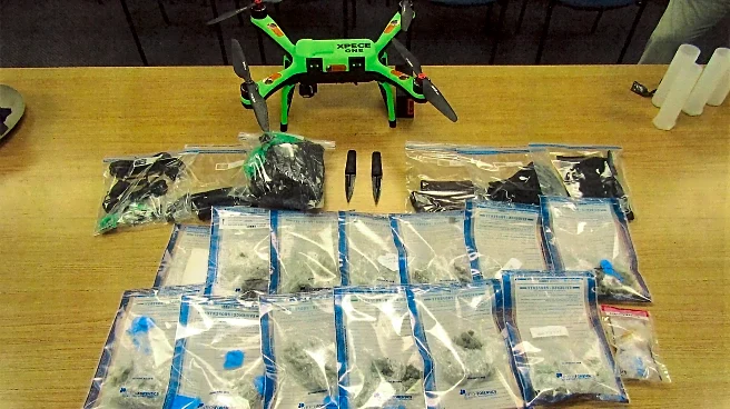 A drone drops knives, bandannas and hair clippers into a New York prison