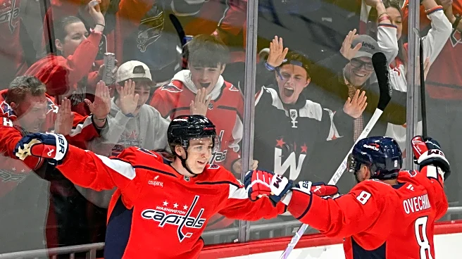Defenseman Cole Hutson impresses in his NHL debut, then scores at the end for the Capitals