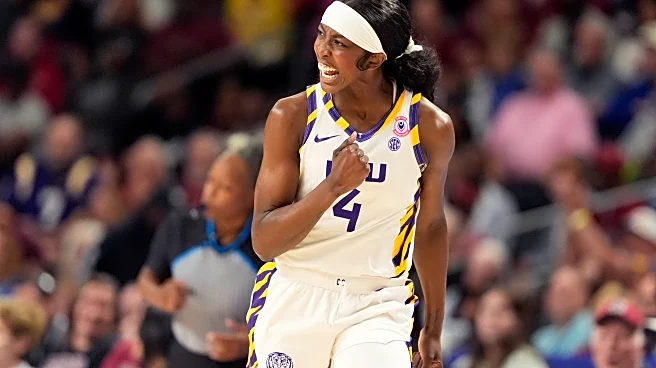 LSU's Kim Mulkey and Flau'jae Johnson savoring their 4th and final NCAA Tournament together