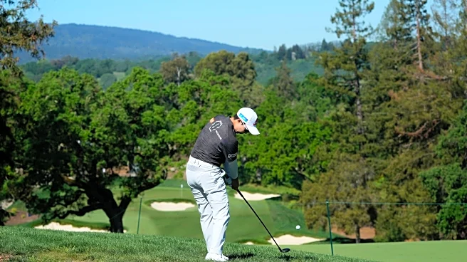 Hyo Joo Kim holes out for eagle and a 63 to lead Founders Cup at Sharon Heights