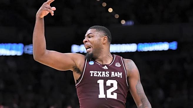 Rashaun Agee scores 22 points, leads No. 10 seed Texas A&M past No. 7 seed Saint Mary's 63-50