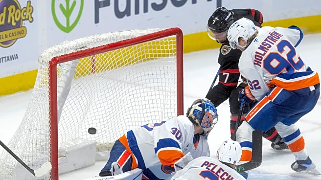 Tkachuk scores with 11.1 seconds left to lift the Senators past the Islanders, 3-2
