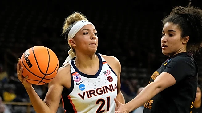 Johnson sinks go-ahead 3-pointer and Virginia beats Arizona State 57-55 in women's First Four