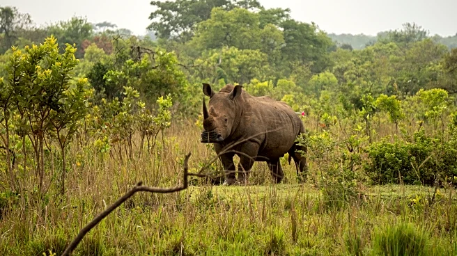 Uganda reintroduces rhinos into a protected area where they have been extinct since 1983