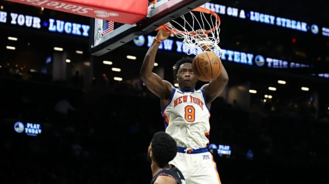 Knicks edge Nets 93-92 for their 14th straight victory in the New York rivalry