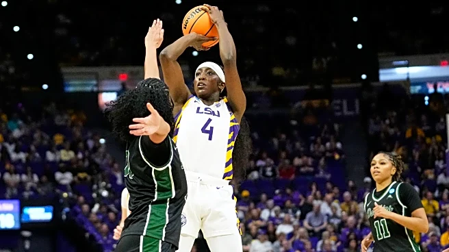 High-scoring LSU and pressing Texas Tech bring contrasting styles to 2nd-round March Madness tilt