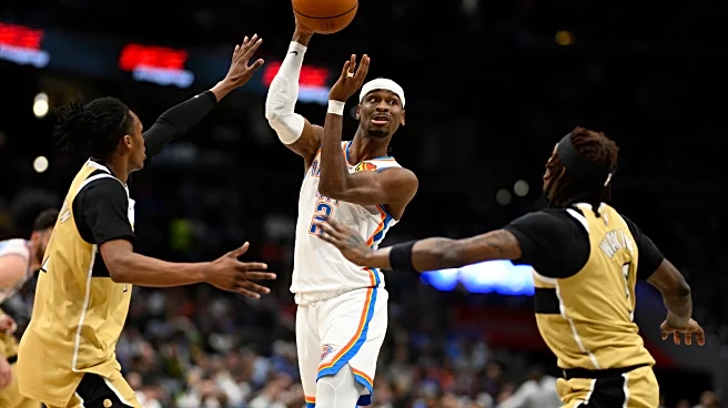 Gilgeous-Alexander scores 40, Thunder pull away for 132-111 win over Wizards after early scuffle