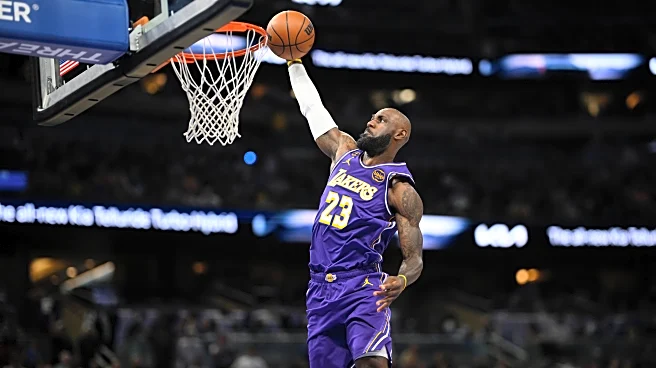 LeBron James breaks NBA mark for games played, Luke Kennard makes winning 3 in Lakers' win vs. Magic
