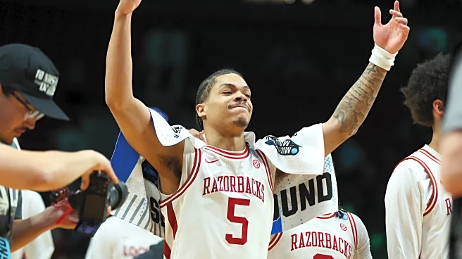 Acuff scores 36 as Arkansas holds off No. 12 seed High Point 94-88 to reach the Sweet 16