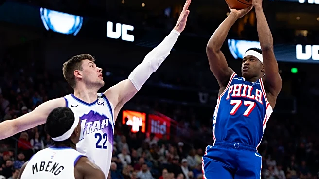 Edgecombe's double-double helps 76ers down Jazz 126-116