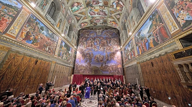 A rare look inside the Sistine Chapel for a private concert about angel encounters